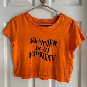 Aerie Vibrant Orange Tee